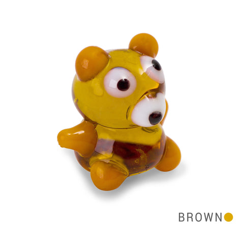 TED the teddy bear (in Tynies Collector's Frame) Miniature glass figurines 